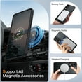 thumbnail image 2 of [PST] Samsung Galaxy S25 Edge Case, Matte Rubber Hybrid Back Cover with Magnetic MagSafe Compatible, 2 of 5