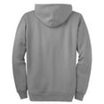 thumbnail image 6 of Port & Company Essential Fleece Full Zip Hooded Sweatshirt-XL (Athletic Heather), 6 of 6