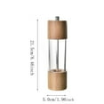 thumbnail image 2 of TIMIFIS Kitchen Gadgets Pepper Grinder Wooden Pepper Grinder Manual Ceramic Core Acrylic Pepper Powder Sea Multi Purpose Grinder Household Multi Purpose Kitchen Tool Kitchen & Dining, 2 of 6