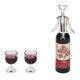 thumbnail image 3 of Juego de vino tinto en miniatura para casa de muñecas: simulación a escala 1/12 con botellas, vasos y abridor, 3 of 10