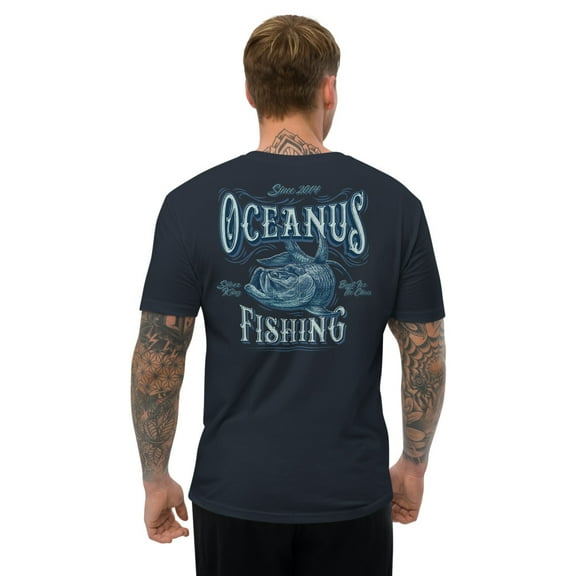 Oceanus Florida Tarpon Tee Navy (XS)