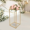 thumbnail image 3 of 10Pcs Metal Art Flower Rack Wedding Geometric Vases Column Stand Prop Detachable, 3 of 15