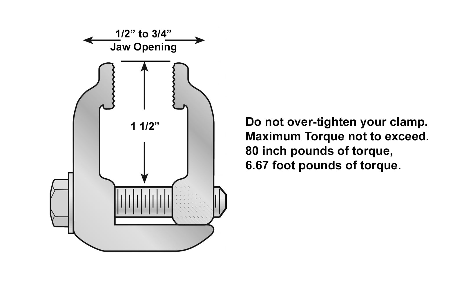 GCi STRONGER BY DESIGN G-16 Pinch Clamp for Inside Mount Tonneau Covers (6 Pack). Made with Structural Aluminum. Roll Up, Hard, Soft Covers and Tops on Pickup Truck