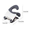 thumbnail image 4 of Pot Clip Spoon Holder Kitchen Stainless Steel Spatula Utensil Gadget Rest Accessory (Black), 4 of 7