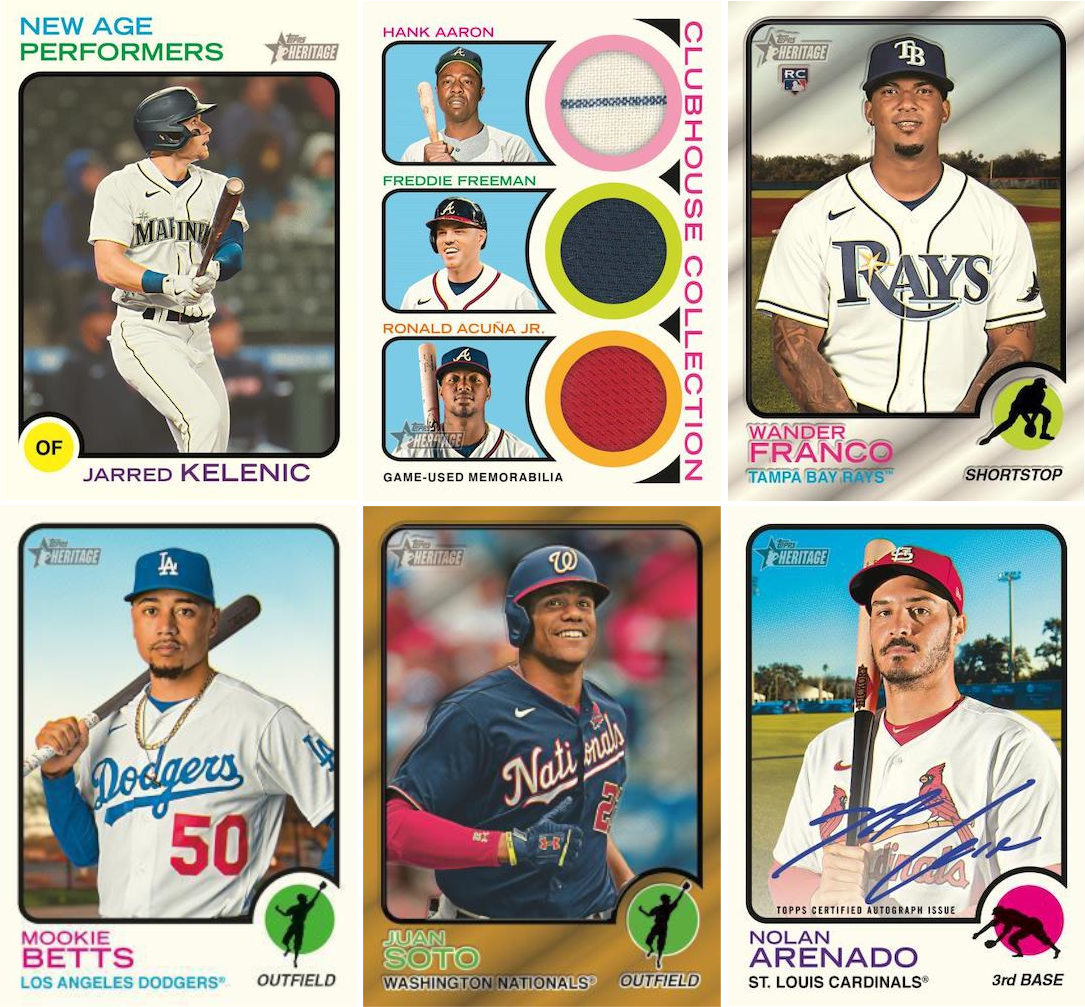 2022 Topps Heritage Baseball Mega Box Trading Cards - image 2 of 3