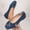 Navy, variant on Ytobaz Flat Shoes for women Buckle Suede Look Ballet Flats Square Toe Slip On Flat Shoes Office Work Dress Walking Travel Daily Casual Footwear