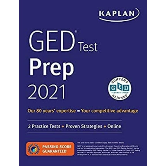 Pre-Owned GED Test Prep 2021: 2 Practice Tests + Proven Strategies + Online (Paperback) 1506266215 9781506266213
