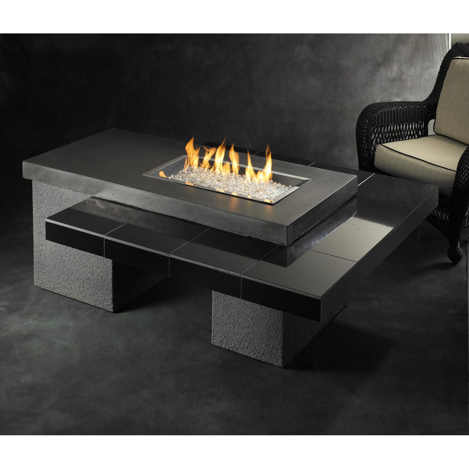 Outdoor GreatRoom Uptown Firepit 60k BTUs by Outdoor Greatroom Company