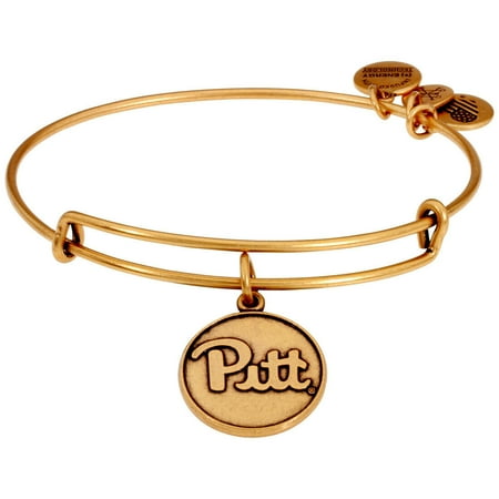 Alex And Ani University of Pittsburgh Charm Gold One Size Bracelet AS16CLC01RG