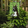 thumbnail image 2 of Boxer St. Patrick's Day Shamrock Portrait Garden Flag, 2 of 2