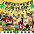 thumbnail image 3 of Decoraciones Para Fiestas. Decoraciones De Cumpleaños Con Temática Futbolística. Set De Artículos Para Fiestas Deportivas (Set De Banderas De Cumpleaños, Globos, Adornos Para Tartas, Globos)., 3 of 4