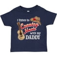 thumbnail image 3 of Inktastic I Listen to Country Music with My Daddy Guitar and Hat Boys or Girls Toddler T-Shirt, 3 of 5