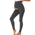 thumbnail image 1 of Lucakuins - Legging de maternidad para mujer con pantalones de yoga para embarazo de panel completo Lucakuins moda, 1 of 5