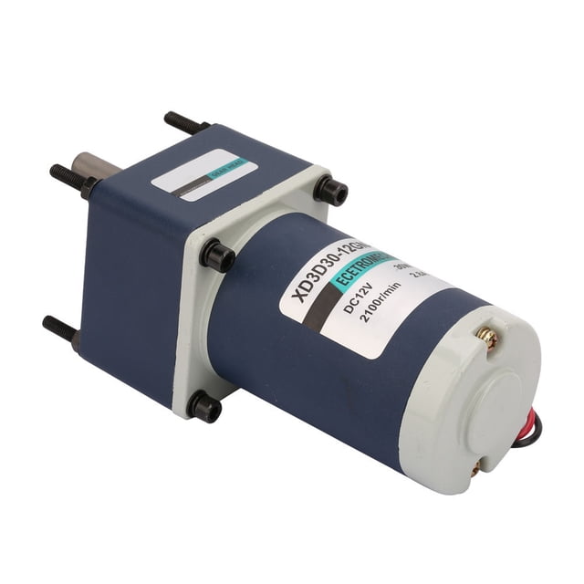 Motorreductor de reducción, motorreductor de CC de imán permanente eléctrico de 12 V/30 W, motorreductor de CC de imán permanente, durabilidad probada en el tiempo