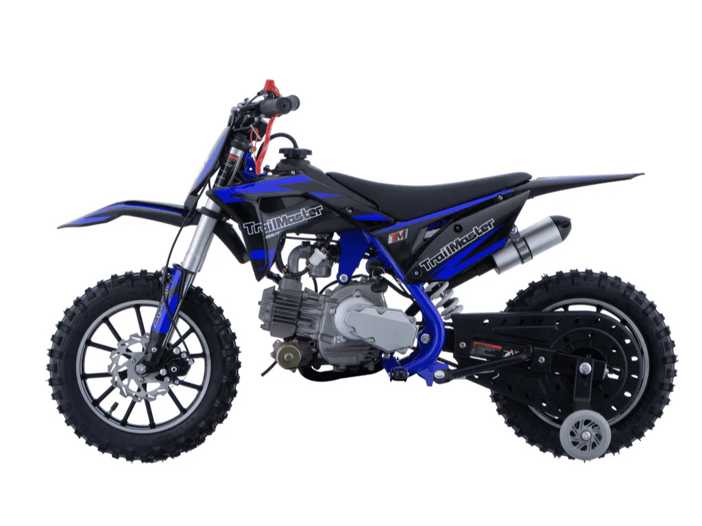 Trailmaster TM06 60cc Kids Dirt Bike, 4-Stroke, Automatic, Electric Start,  22.05" Seat Height (Orange)