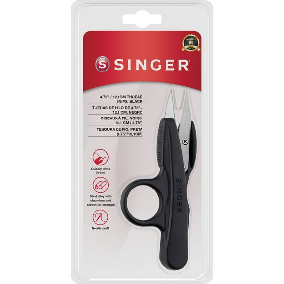 Ciseau coupe-fil de SINGER ® 4,75" / 12,1cm, Noir