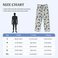 thumbnail image 3 of JUNZAN Men's Pajama Pants Funny Excavator Sleepwear Pants PJ Bottoms Drawstring and Pockets, 3 of 5