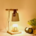 thumbnail image 3 of Calentador de eléctrico sin llama Quemador de cera Lámpara de de ajustable para centro de de aceite esencial Dormitorio blanco Fernando Calentador de velas eléctrico, 3 of 8