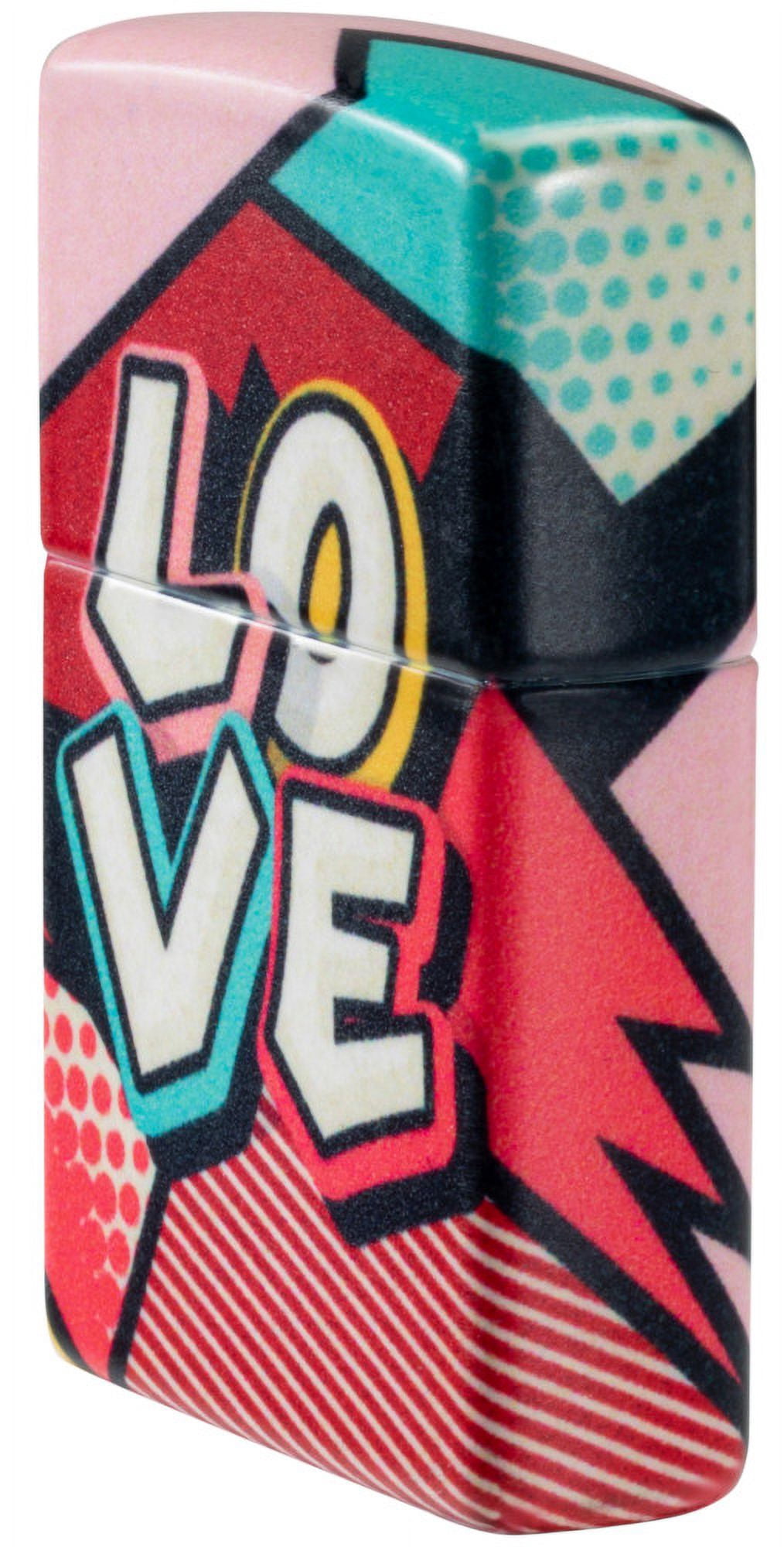 Zippo Love Design 540 Matte Pocket Lighter