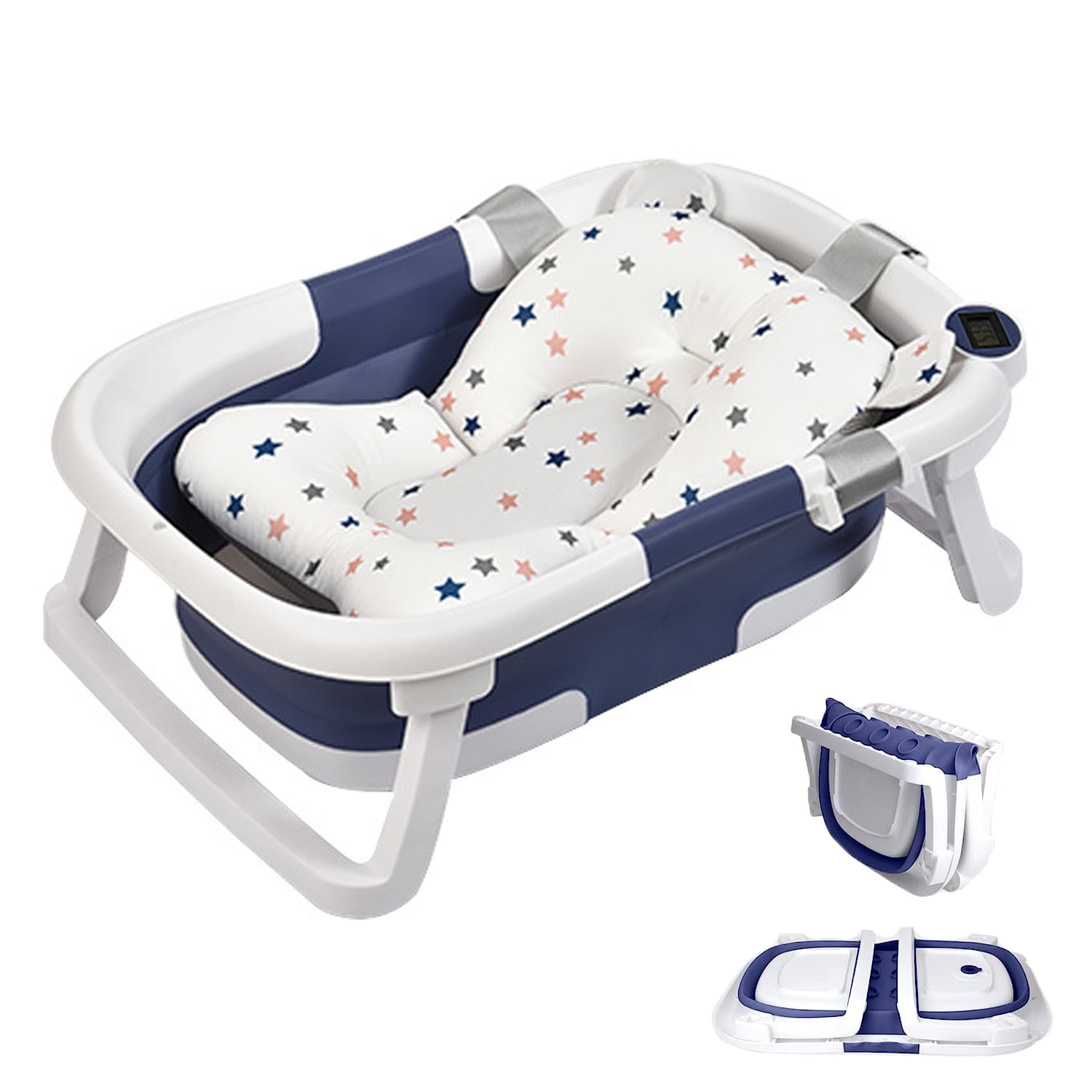 Prociv Collapsible Baby Bathtub for Infants to Toddler, Portable Travel