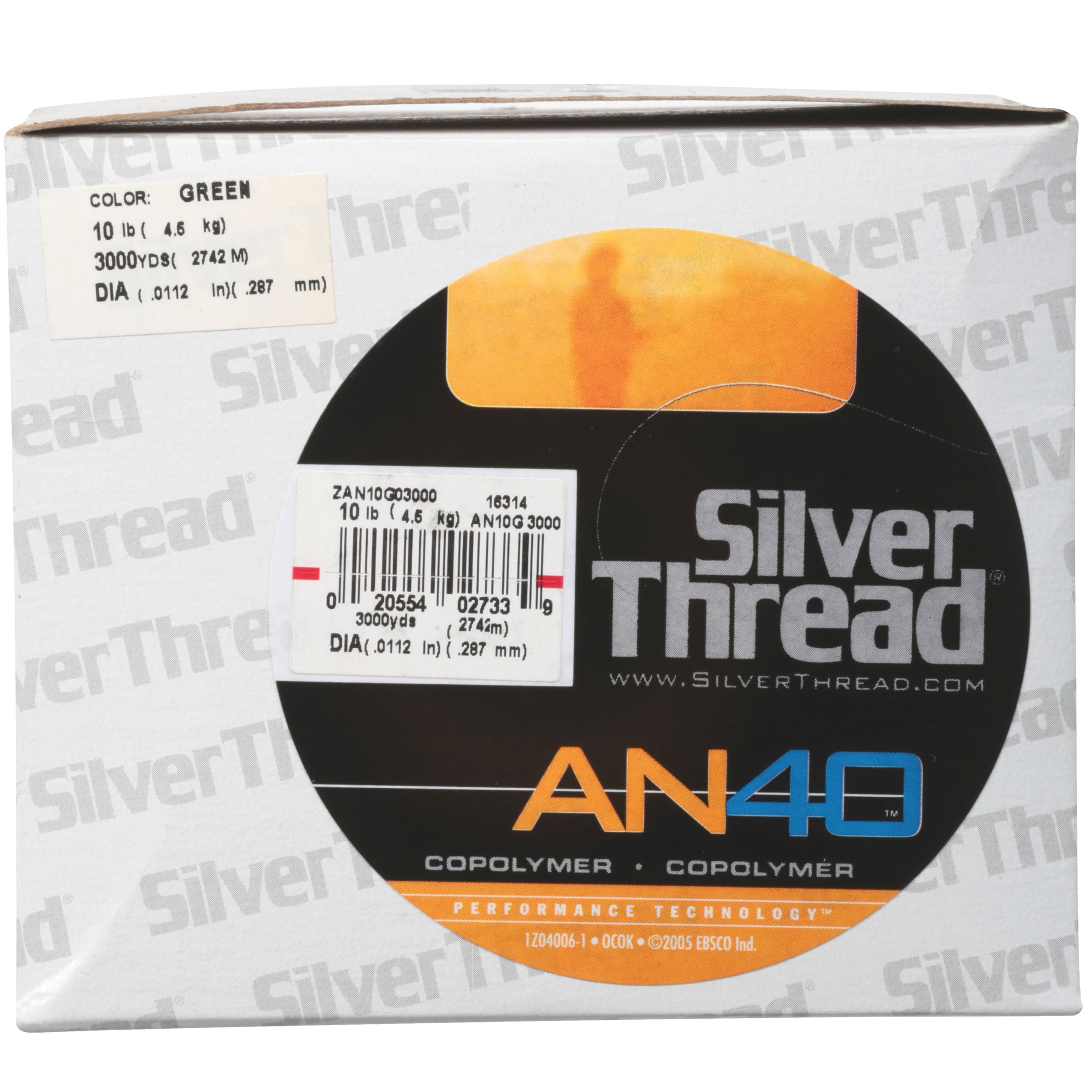 Silver Thread AN40™ Green 10 lb. Copolymer Fishing Line