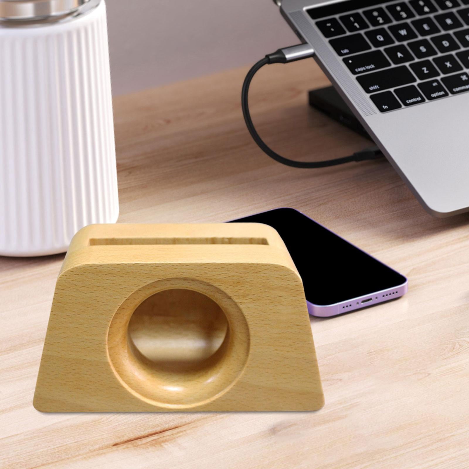 Wzmzjy Phone Speaker Amplifier Holder Phone Stand with Sound Amplifier Practical Wooden