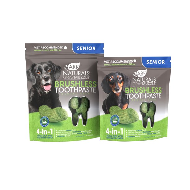 Food for each stage of your dog's life—puppy, adult, and senior—will be reviewed in this article. ark naturals gray muzzle brushless toothpaste s m 4 1oz