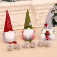 thumbnail image 5 of 16" Gnomo de Navidad iluminado hecho a mano escandinavo sueco Tomte Gnomos Santa Elf, 5 of 5