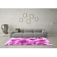 thumbnail image 3 of Ahgly Company Indoor Rectangle Abstract Pink Modern Area Rugs, 8' x 10', 3 of 4