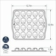 thumbnail image 5 of Nordic Ware Skull Bites Cakelet Pan, 5 of 8