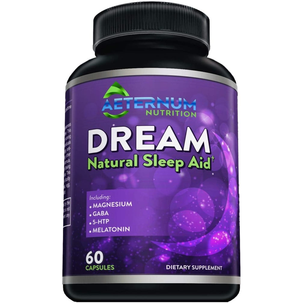Aeternum Nutrition Dream Natural Sleep Aid Supports Relaxation, Deep Sleep,...