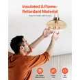 thumbnail image 2 of VEVOR 4-Pack CFL Light Bulbs, 13W Compact Fluorescent Spiral Bulbs with 2700K Warm Light, 900lm Luminous Flux, Twist and Lock GU24 Base, Ideal for Bedrooms, Study Rooms, Living Rooms, Commercial Use, 2 of 9