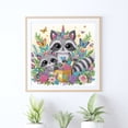 thumbnail image 5 of Flower Fox Diamond Art Painting Kit, 5 of 7