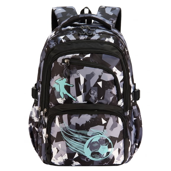Boys School Backpack for Grades 3-8, Glow in The Dark Bookbag with Water-Repellent, Breathable School Bag for Kids