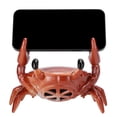thumbnail image 4 of Speaker Phone Holder, Crab Shape With Cable Lightweight Cell Phone Stand, 2 In 1 Best Gift Home Decor For Desktop Cell Phone Red,Green,Purple,Gray, 4 of 8
