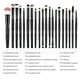 thumbnail image 4 of Juego de 20 brochas de maquillaje profesionales, brochas sintéticas premium para base, polvos, rubor, sombras, correctores, cosméticos para ojos, kit de brochas de maquillaje., 4 of 8