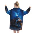 art closeup Adults can wear blanket hoodiesushi oversized sweatshirt