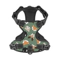 thumbnail image 4 of Lsque Animal Heads Dog Harness, No-Pull Pet Harness with 2 Leash Clips, Adjustable Soft Padded Dog Vest with Easy Control Handle for Large Dogs-, 4 of 9
