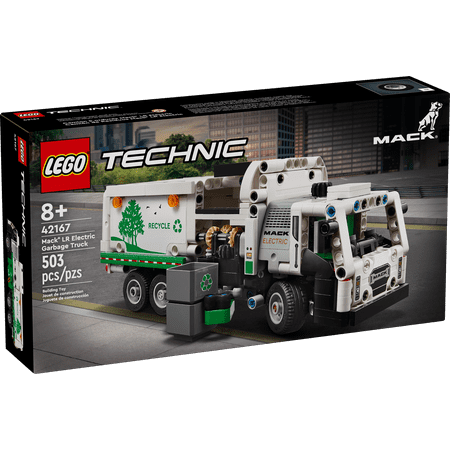 LEGO - Technic Mack LR Electric Garbage Truck Toy for Kids 42167
