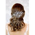 thumbnail image 3 of LAURA - DELICATE MULTI RHINESTONES HAIR PIECE IN SILVER, 3 of 4