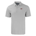 thumbnail image 2 of Men's Cutter & Buck  Gray/White UIC Flames Big & Tall Forge Eco Double Stripe Stretch Recycled Polo, 2 of 3