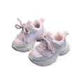 thumbnail image 4 of Kids Running Shoes, Basketball Shoes, Boys Tennis Shoes, Kids Shoes, Kids Fashion Chunky Sneakers for Girls Trendy Mesh Sport Shoes Toddler Sneakers for Walking Running, Pink US-6C/EU-22, 4 of 7
