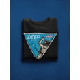 thumbnail image 3 of Retro Deep Space Design Sweatshirt Men -Image by Shutterstock, Male 3X-Large, 3 of 4