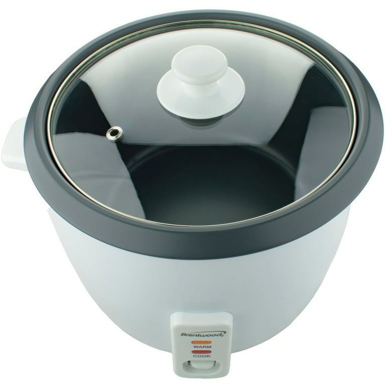 Brentwood TS-10 5-Cup Steel Rice Cooker Stainless