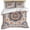Multicolor, variant on 3 Piece Blue Burnt Orange Boho Duvet Cover Set Queen Size, Microfiber Comforter/Quilt Cover with Corner Ties and 2 Pillowcases, Antique Southwestern Ethnic All Season Soft Bedding with Zipper Closure