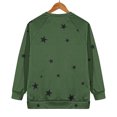 thumbnail image 7 of MVRLSH Essentials Hoodies for Women Soft Printed O Neck Long Sleeve Warm Winter Casual Tops Spring Fall Layering Daily Outfit Match Sweatshirt Green - XXL, 7 of 7
