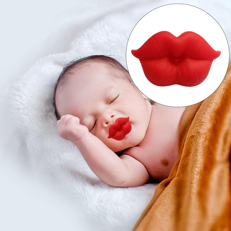 Wholesale OEM Eco-Friendly Feeding Supplies Non-Toxic Dummies Teat Infant  Toddler Sensory Baby Pacifier Funny Lip Pacifiers Silicone Teeth Soother -  China Silicone Pacifier Teether and Silicone Dummy Pacifier price