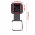 thumbnail image 3 of 1 Pcs 51mm Black Tow Hook Cover,Trailer Hitch Dust Plug Rubber Tow Hook Cover For Receiver Tube - 2 Inch,Class 3 4 5, 3 of 4