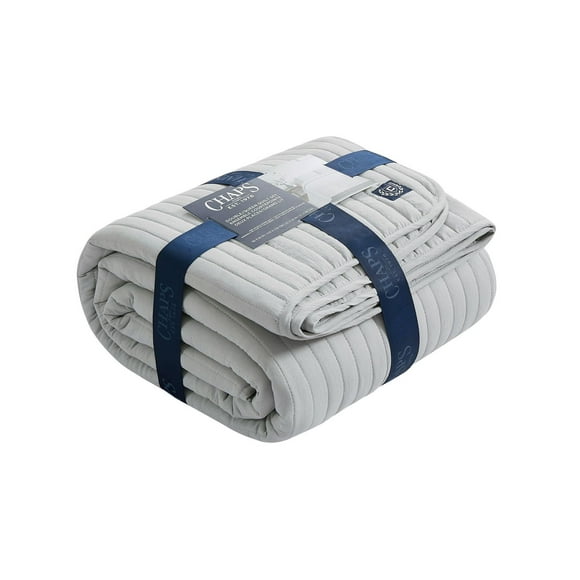 Chaps 3pc Quilt Set Grey King