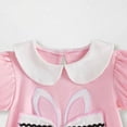 thumbnail image 5 of JUMEYU Cute Baby Girl Clothes Summer Baby Girl Clothes Romper Print Bodysuits Infant Outfit Set 0 3 6 9 12 18 24 Months (Red,3-6 Months), 5 of 7
